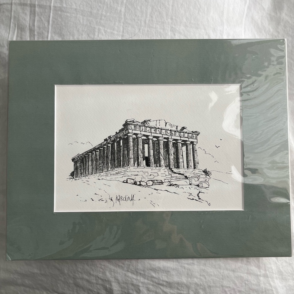 ✨2 for 80✨ Classic Architectural Sketch by Carolina Martens